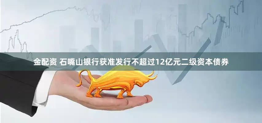 金配资 石嘴山银行获准发行不超过12亿元二级资本债券